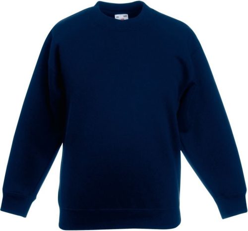 Kinder Sweater Classic Kids Set-In Sweat – Fruit of the Loom in Deep Navy