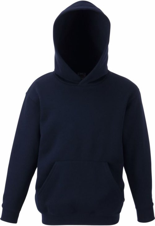 Kinder Kapuzen Sweater Classic Kids Hooded Sweat – Fruit of the Loom in Deep Navy