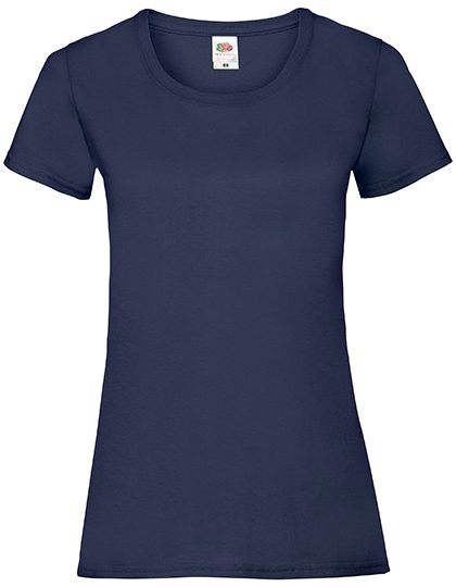 Ladies´ Valueweight T – Fruit of the Loom in Deep Navy