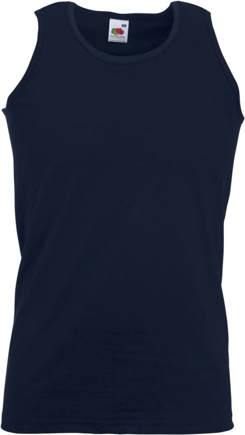 Herren Tanktop Athletic Vest – Fruit of the Loom in Deep Navy