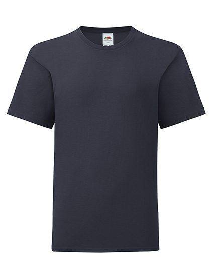 Kids´ Iconic T – Fruit of the Loom in Deep Navy