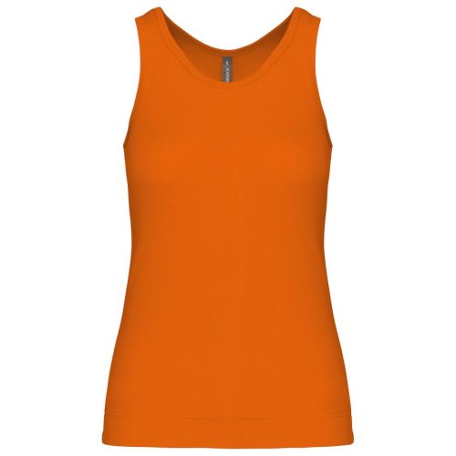 Angelina > Damen Top K311 – Kariban in Deep Orange