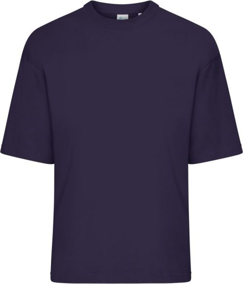 Schweres Oversize Bio T-Shirt 8041 – Daiber in Deep Purple
