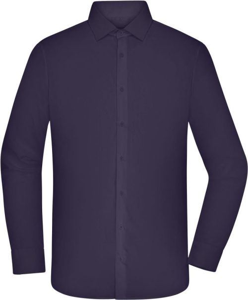 Mix Popeline Hemd langarm JN 1374 – Daiber in Deep Purple