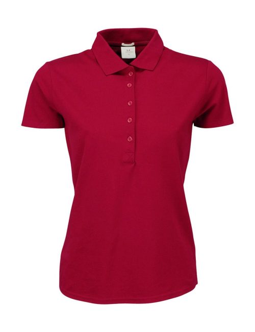 Women´s Luxury Stretch Polo – Tee Jays in Deep Red