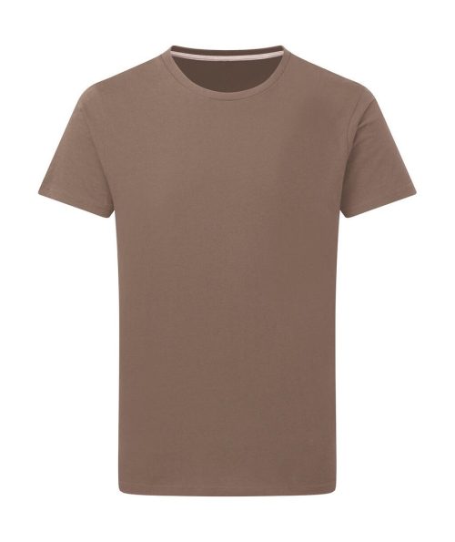 Signature Tagless Tee Men SGTee – SG Signature in Deep Taupe
