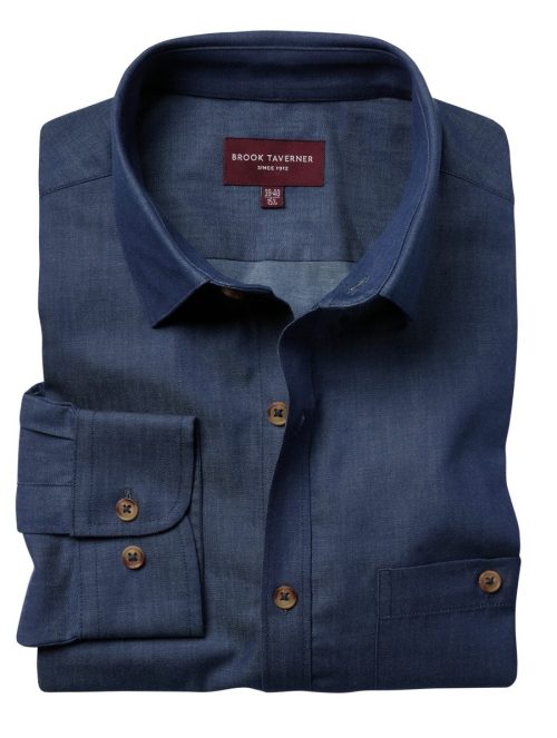 Hemd Jasper 7886 – Brook Taverner in Denim