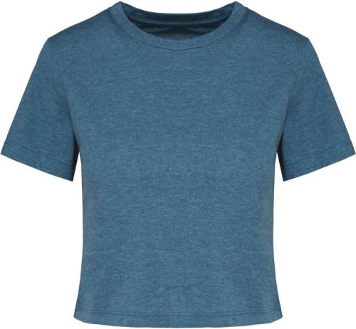Damen Crop Top PA 4022 – Kariban ProAct in Duck Blue Heather