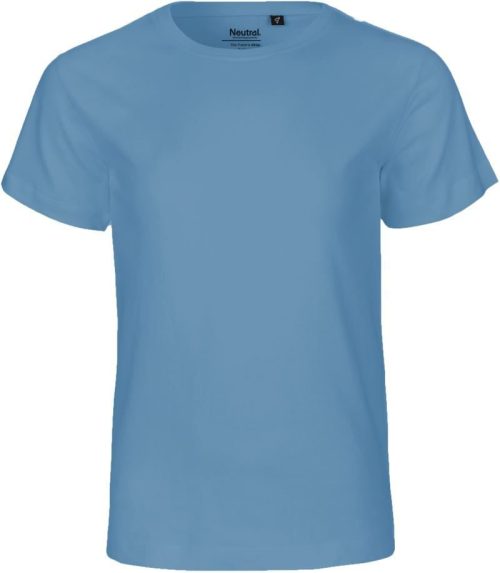Kinder Bio T-Shirt O 30001 – Neutral in Dusty Indigo
