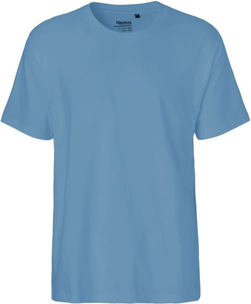 Schweres Herren Bio T-Shirt O 60001 – Neutral in Dusty Indigo