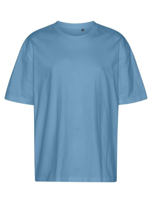 Oversize Bio IC T-Shirt "Tiger" T 60011 – Neutral in Dusty Indigo