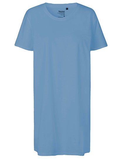 Ladies´ Long Length T-Shirt – Neutral in Dusty Indigo