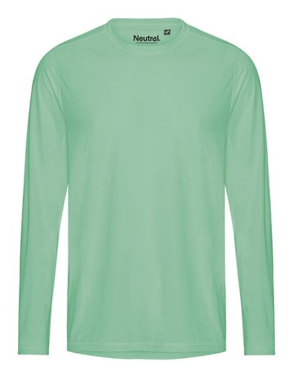 Recycled Performance Long Sleeve T-Shirt – Neutral in Dusty Mint