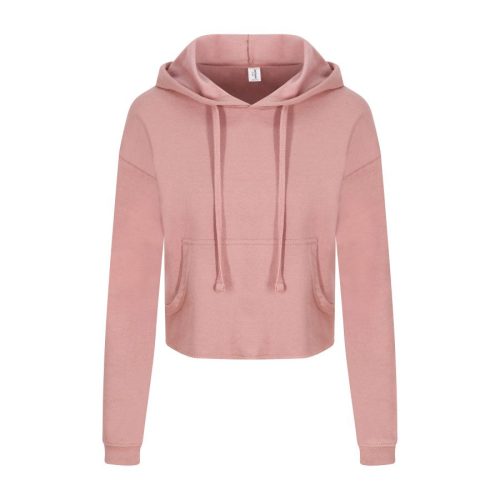 Women´s Cropped Hoodie – Just Hoods in Dusty Pink