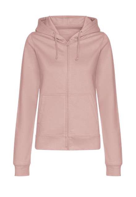 Women's College Zoodie – Just Hoods in Dusty Pink