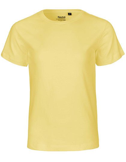 Kinder Bio T-Shirt O 30001 – Neutral in Dusty Yellow