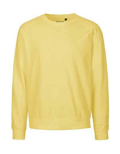 Unisex Bio Raglan Sweater O 63001 – Neutral in Dusty Yellow