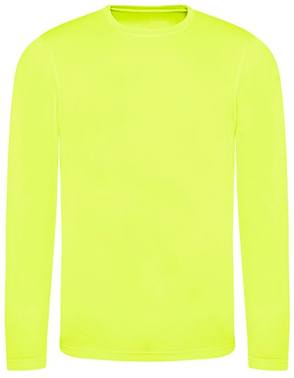 Long Sleeve Cool T – Just Cool in Electric Yellow