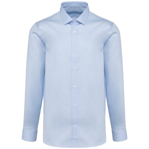 Popeline-Hemd für Herren mit langen Ärmeln PK500 – Kariban Premium in Essential Sky Blue