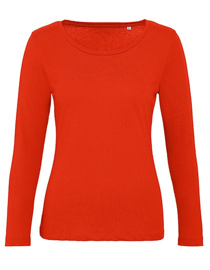 Inspire Long Sleeve T /Women_° – B&C BE INSPIRED in Fire Red