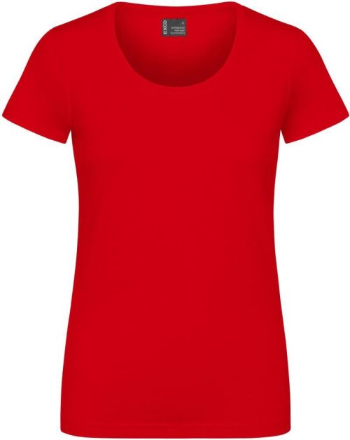 Damen Workwear T-Shirt - EXCD 3075 – Promodoro in Fire Red