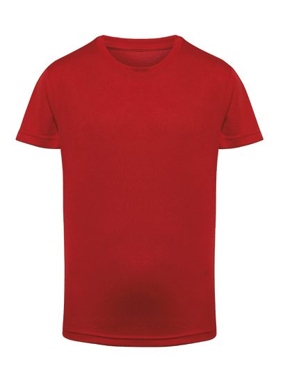 Kids Performance T-Shirt – TriDri® in Fire Red