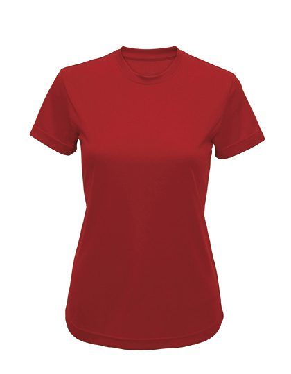 Women´s Recycled Performance T-Shirt – TriDri® in Fire Red