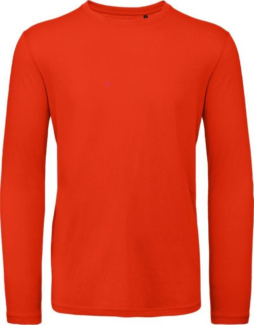 Herren T-Shirt langarm Inspire LSL T /men_° – B&C in Fire Red