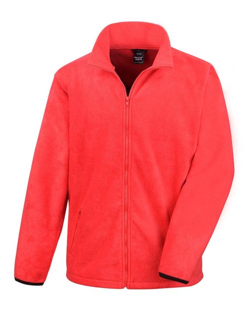 Mens Norse Outdoor Fleece Jacket – Result Core in Flame Red