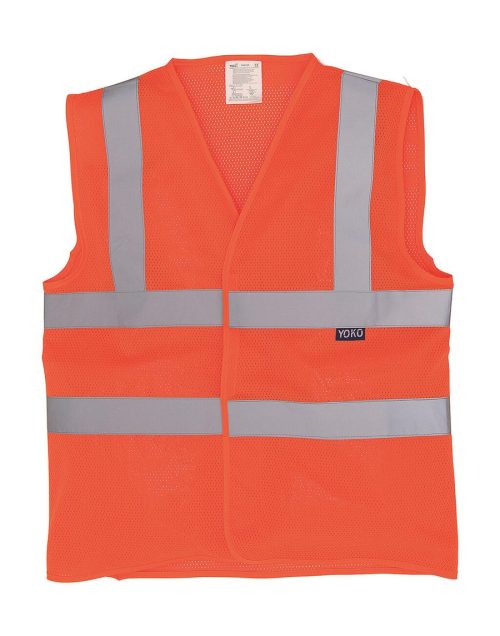 Hi-Vis Mesh Warnweste HVW 120 – Yoko in Fluo Orange