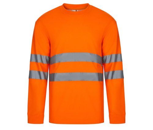 Coton/Polyester Ls High Visibility T-Shirt 305614 – Velilla in Fluo Orange