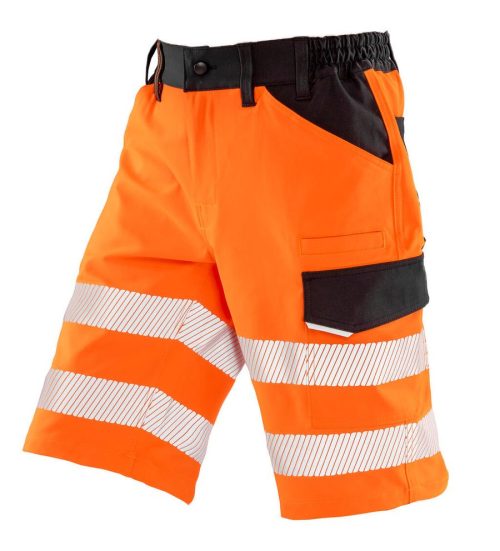 Recycled Stretch Safety Shorts R519X – Result Recycled in Fluo Orange