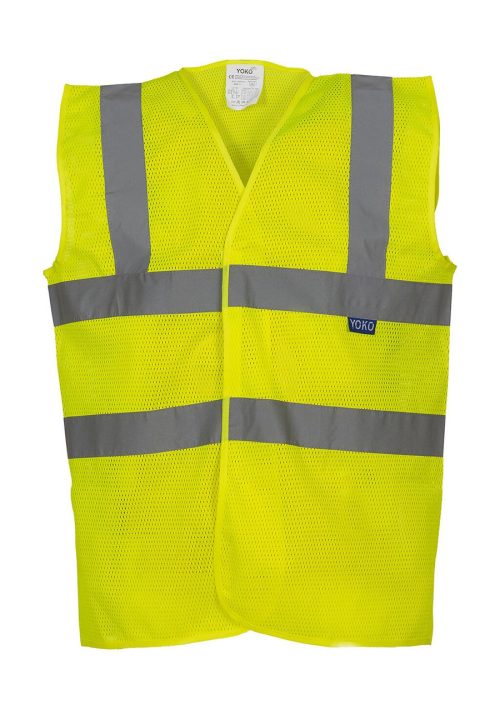 Hi-Vis Mesh Warnweste HVW 120 – Yoko in Fluo Yellow