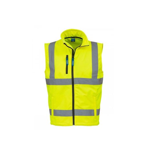 Hi-Vis Softshell Gilet HV 006 – Yoko in Fluo Yellow