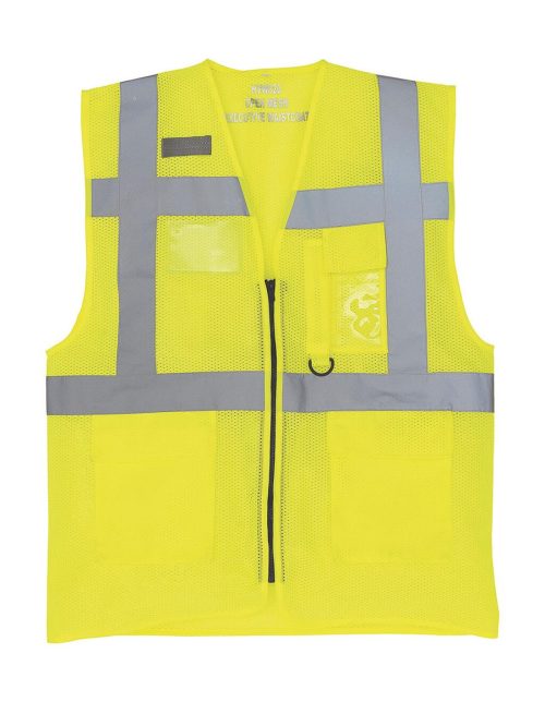 Hi-Vis Mesh Warnweste HVW 820 – Yoko in Fluo Yellow