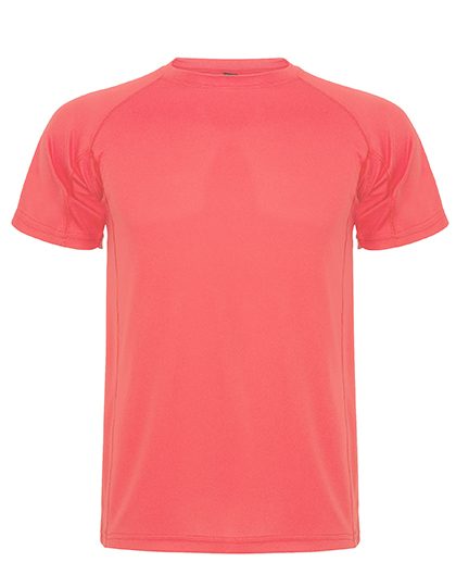 Kids´ Montecarlo T-Shirt – Roly Sport in Fluor Coral 234