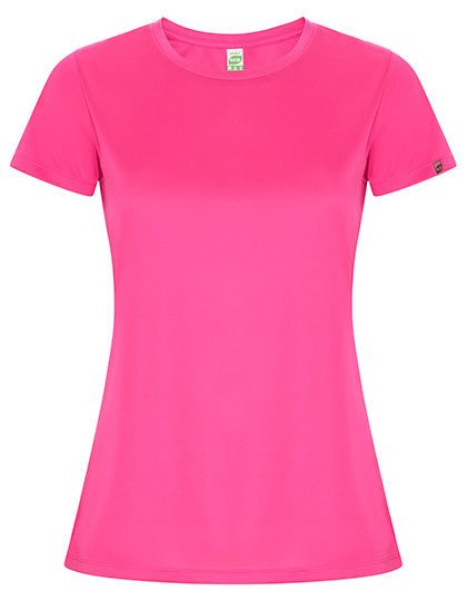 Women´s Imola T-Shirt – Roly Eco in Fluor Pink 228