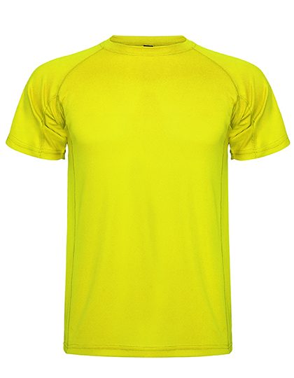 Kids´ Montecarlo T-Shirt – Roly Sport in Fluor Yellow 221