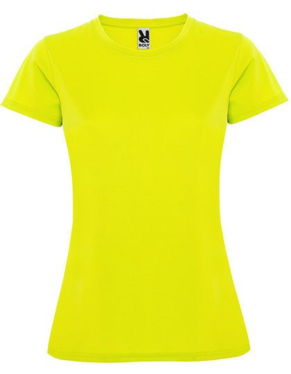 Women´s Montecarlo T-Shirt – Roly Sport in Fluor Yellow 221