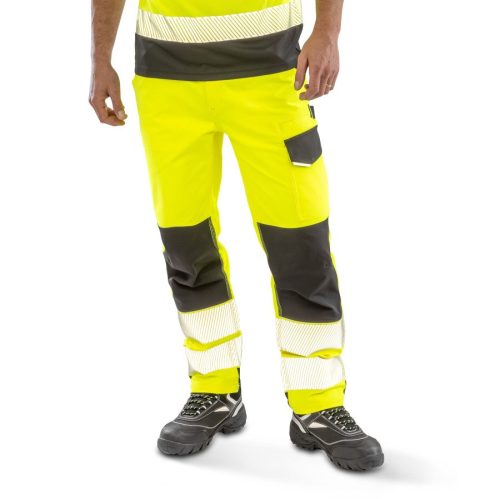 Sicherheitshose Safe-Guard mit Recyclingmaterial R517X – Result in Fluorecent Yellow