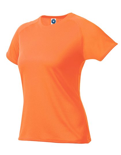 Ladies´ Sport T-Shirt – Starworld in Fluorescent Orange