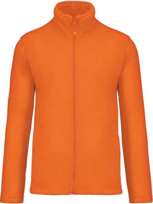 Microfleece Jacke "Falco" K 911 – Kariban in Fluorescent Orange