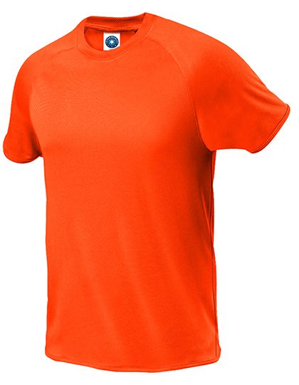 Men´s Sport T-Shirt – Starworld in Fluorescent Orange