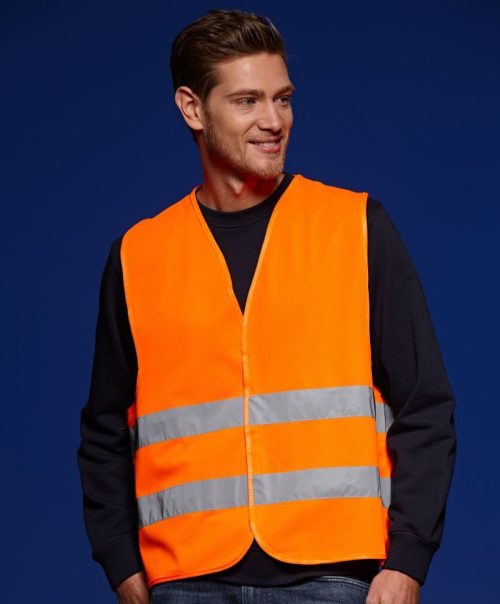 Sicherheits Weste für Erwachsene JN 815 – Daiber in Fluorescent Orange