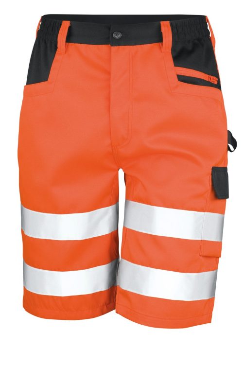 Cargo-Sichheitsshorts R328X – Result in Fluorescent Orange