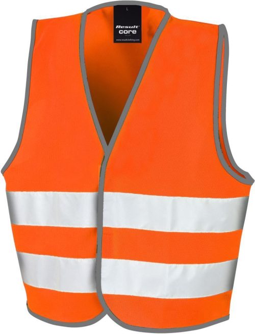 Kinder Warnweste R 200J – Result in Fluorescent Orange