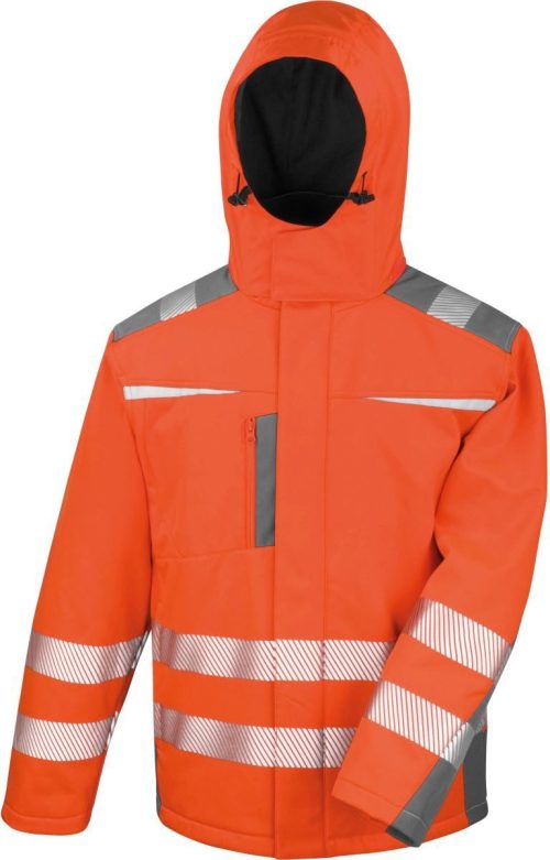 Workwear Softshell Jacke "Dynamic" R 331X – Result in Fluorescent Orange
