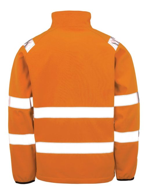 Recycelte Softshell-Sicherheitsjacke R505X – Result in Fluorescent Orange