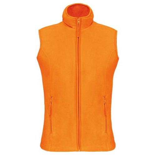 Melodie - Ladies' Microfleece Gilet – Kariban in Fluorescent Orange