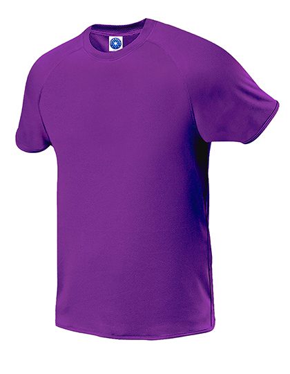 Men´s Sport T-Shirt – Starworld in Fluorescent Purple